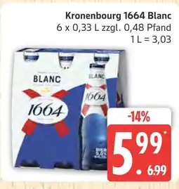 Marktkauf Kronenbourg 1664 blanc Angebot