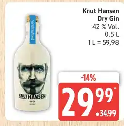 Marktkauf Knut hansen dry gin Angebot