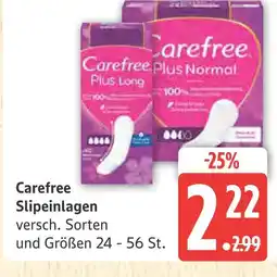 Marktkauf Carefree slipeinlagen Angebot
