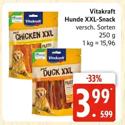 Marktkauf Vitakraft hunde xxl-snack chicken xxl Angebot