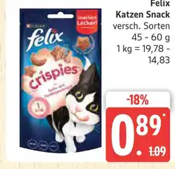 Marktkauf Felix katzen snack Angebot