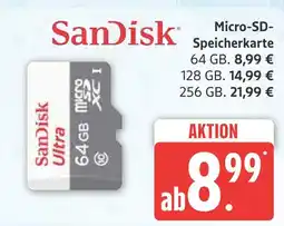Marktkauf Sandisk micro-sd-speicherkarte 64 gb Angebot
