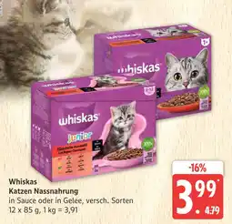 Marktkauf Whiskas junior katzen nassnahrung Angebot