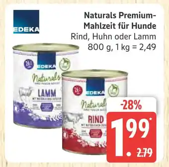 Marktkauf Edeka naturals premium-mahlzeit für hunde Angebot