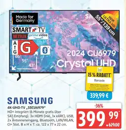 Marktkauf Samsung 4k-uhd-tv 55cu6979 Angebot