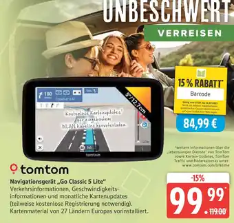 Marktkauf Tomtom go classic 5 lite Angebot