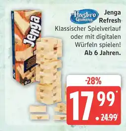 Marktkauf Hasbro gaming jenga refresh Angebot