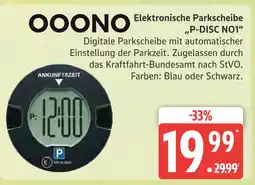 Marktkauf Ooono elektronische parkscheibe „p-disc no1“ Angebot
