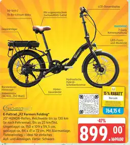 Marktkauf Sachsenrad e-faltrad „f2 farmers folding“ Angebot