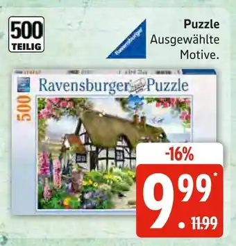 Marktkauf Ravensburger puzzle Angebot