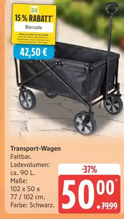 Marktkauf Transport-wagen Angebot