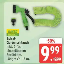 Marktkauf Kinzo garden spiral-gartenschlauch Angebot