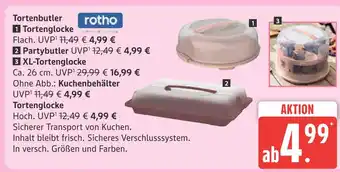 Marktkauf Rotho tortenglocke Angebot