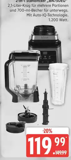 Marktkauf Ninja 2-in-1 standmixer „bn750eu“ Angebot