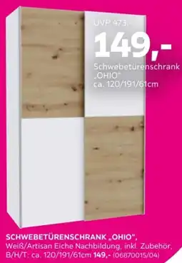 Mömax Schwebetürenschrank „OHIO" Angebot