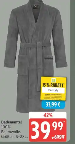 Marktkauf Bademantel Angebot