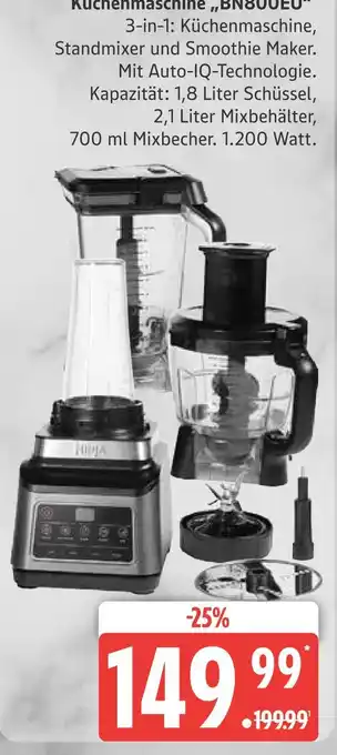 Marktkauf Ninja küchenmaschine bn800eu Angebot