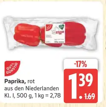 Marktkauf Paprika Angebot