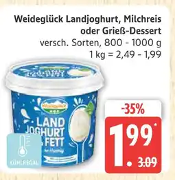 Marktkauf Weideglück landjoghurt Angebot