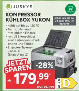 Marktkauf Juskys kompressor kühlbox yukon Angebot