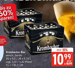 Edeka Krombacher bier Angebot