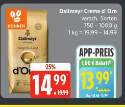 Edeka Dallmayr crema d'oro Angebot