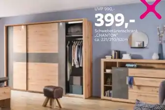 Mömax Schwebetürenschrank „CHANTON" Angebot