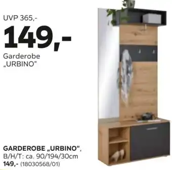 Mömax Garderobe URBINO Angebot