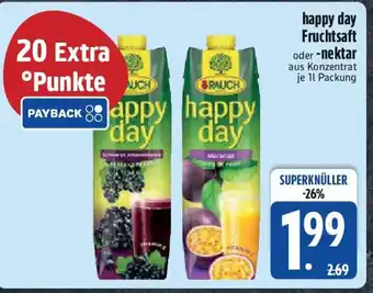 Edeka RAUCH happy day Fruchtsaft oder -nektar Angebot