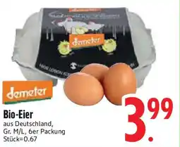 Edeka demeter Bio-Eier Angebot