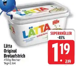 Edeka Lätta Original Brotaufstrich Angebot