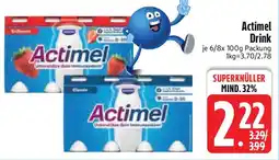 Edeka Danone Actimel Drink Angebot