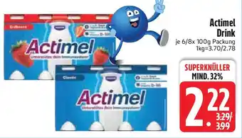 Edeka Danone Actimel Drink Angebot