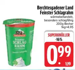 Edeka Berchtesgadener Land Feinster Schlagrahm Angebot