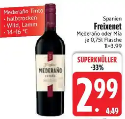 Edeka Spanien Freixenet Mederaño oder Mia Angebot