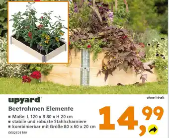 Globus Baumarkt upyard Beetrahmen Elemente Angebot