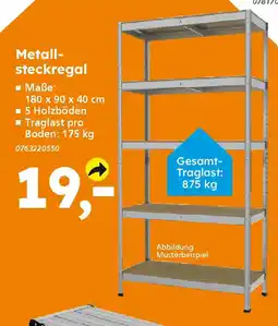 Globus Baumarkt Metall- steckregal Angebot
