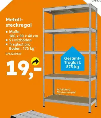 Globus Baumarkt Metall- steckregal Angebot