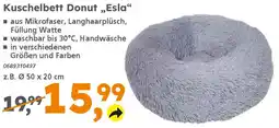 Globus Baumarkt Kuschelbett Donut „Esla“ Angebot