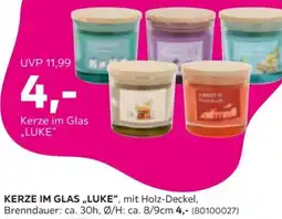Mömax Kerze im Glas „LUKE" Angebot