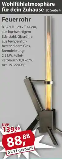 Sonderpreis Baumarkt Feuerrohr Angebot