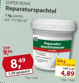 Sonderpreis Baumarkt SUPER NOVA Reparaturspachtel Angebot