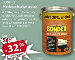 Sonderpreis Baumarkt BONDEX Holzschutzlasur Angebot