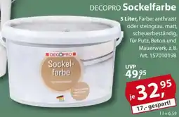 Sonderpreis Baumarkt DECOPRO Sockelfarbe Angebot