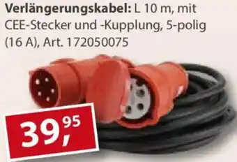 Sonderpreis Baumarkt Verlängerungskabel Angebot