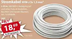 Sonderpreis Baumarkt Stromkabel NYM-J3x 1,5 mm Angebot