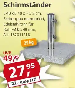 Sonderpreis Baumarkt Schirmständer Angebot