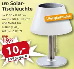 Sonderpreis Baumarkt LED-Solar Tischleuchte Angebot