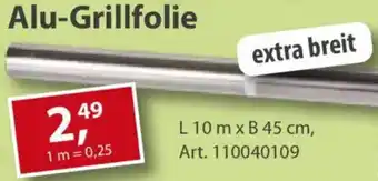 Sonderpreis Baumarkt Alu-Grillfolie Angebot