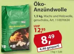 Sonderpreis Baumarkt Öko Anzündwolle Angebot